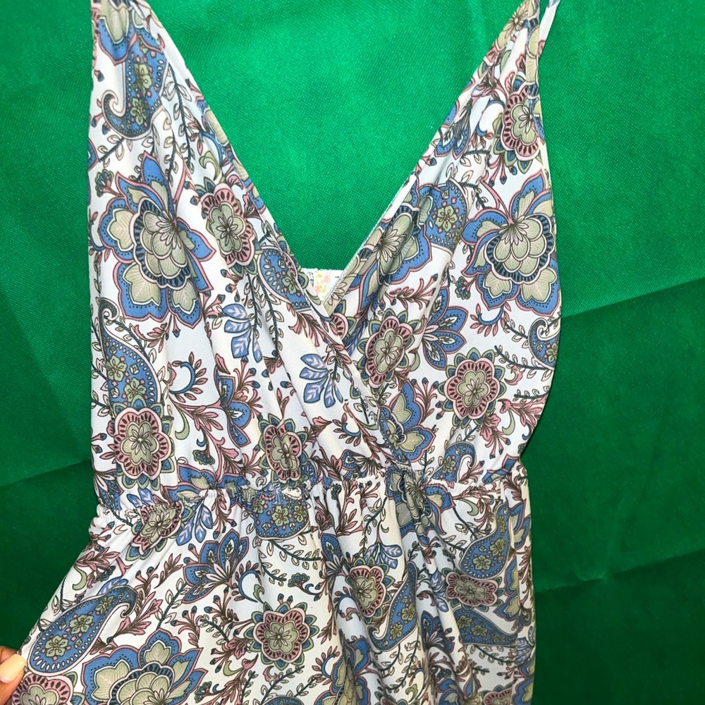 Maxi floral summer dress